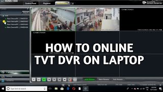 HOW TO ONLINE TVT DVR ON LAPTOP||HOW TO ONLINE TVT DVR ON PC screenshot 4