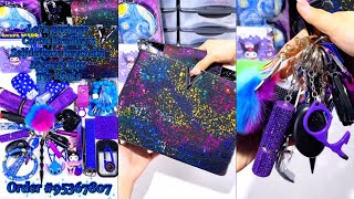 Shining Purple💜Huge set order packing| Satisfying ASMR| Selfdefense & Cutebag| Enjoy💋#selfdefense