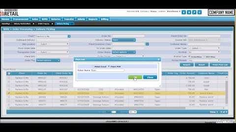 2.3 Outbound - Delivery Picking