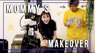 Giving my mom a MAKEOVER + SURPRISE!!! 💋😍