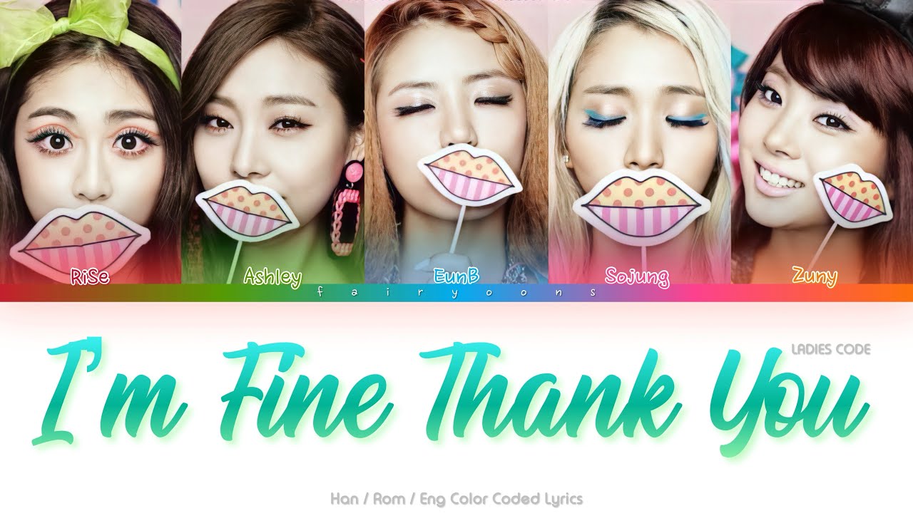 Ladies' Code (레이디스 코드) Pretty Pretty (예뻐 예뻐) Color Coded