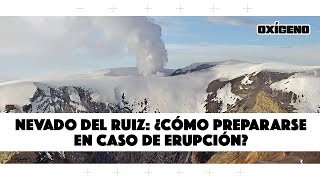 Recomendaciones por posible erupción del Nevado del Ruiz