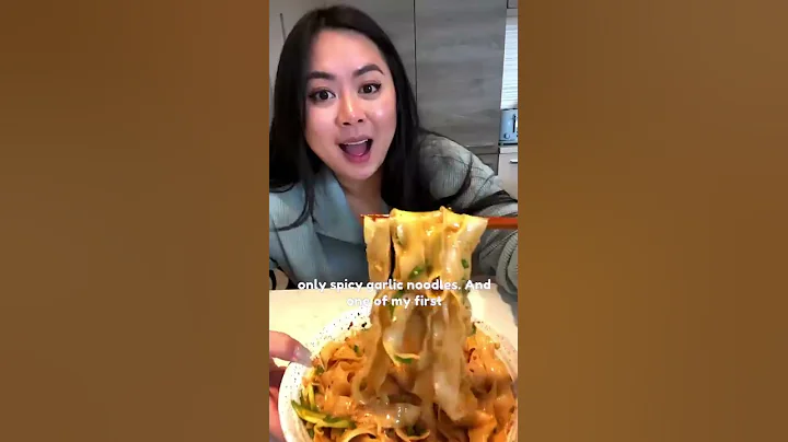 Do you crave noodles? 10 minute spicy garlic noodles