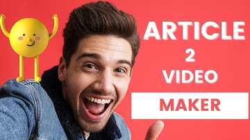Turn Articles Into Videos | Turn Articles Into YouTube Videos | Article Video Robot