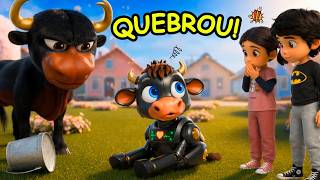 O FILHO ROBÔ DO BOI DA CARA PRETA QUEBROU! 🐂🤖❤️ | Bipi e Meme