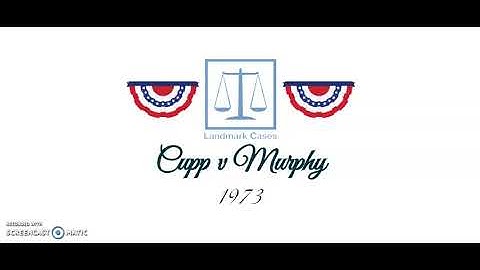 Cupp v Murphy (1973)