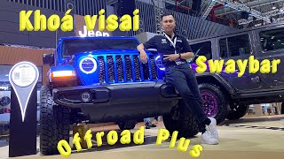 Jeep Wrangler 2022-Khoá Visai-Swaybar-Offroad Plus