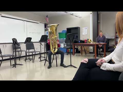 Jewel Middle School Solo Tuba Performance - 11/12/22