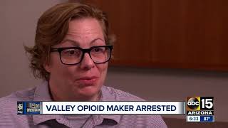 Valley opioid maker arrested for bribing doctors