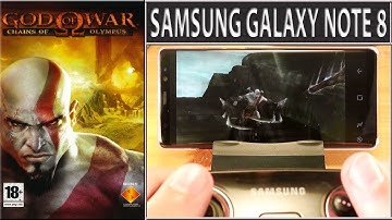 God of War Ghost of Sparta on Samsung Galaxy Note 8 (PPSSPP, PSP emulator)