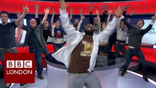 When the BBC News dancing man came to BBC London