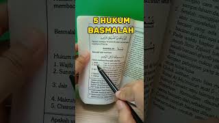 Kamu Harus Tahu 5 Hukum Membaca Basmalah belajarngaji belajartajwid tajwid