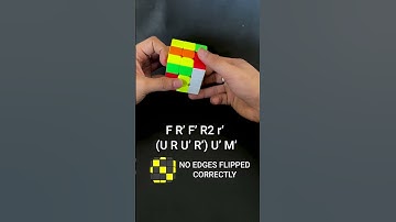 Rubik’s Cube OLL No Edges Oriented (51/57) with Fingertricks | Efficient algorithm