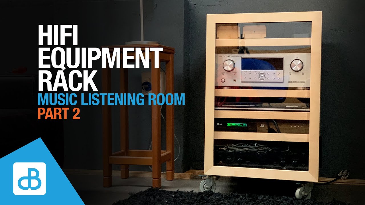 Building a Closed Hifi Equipment Rack with Ventilation - by SoundBlab 