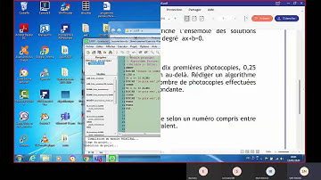 Algorithmique : structure de contrôle (exercice 4 et 6)