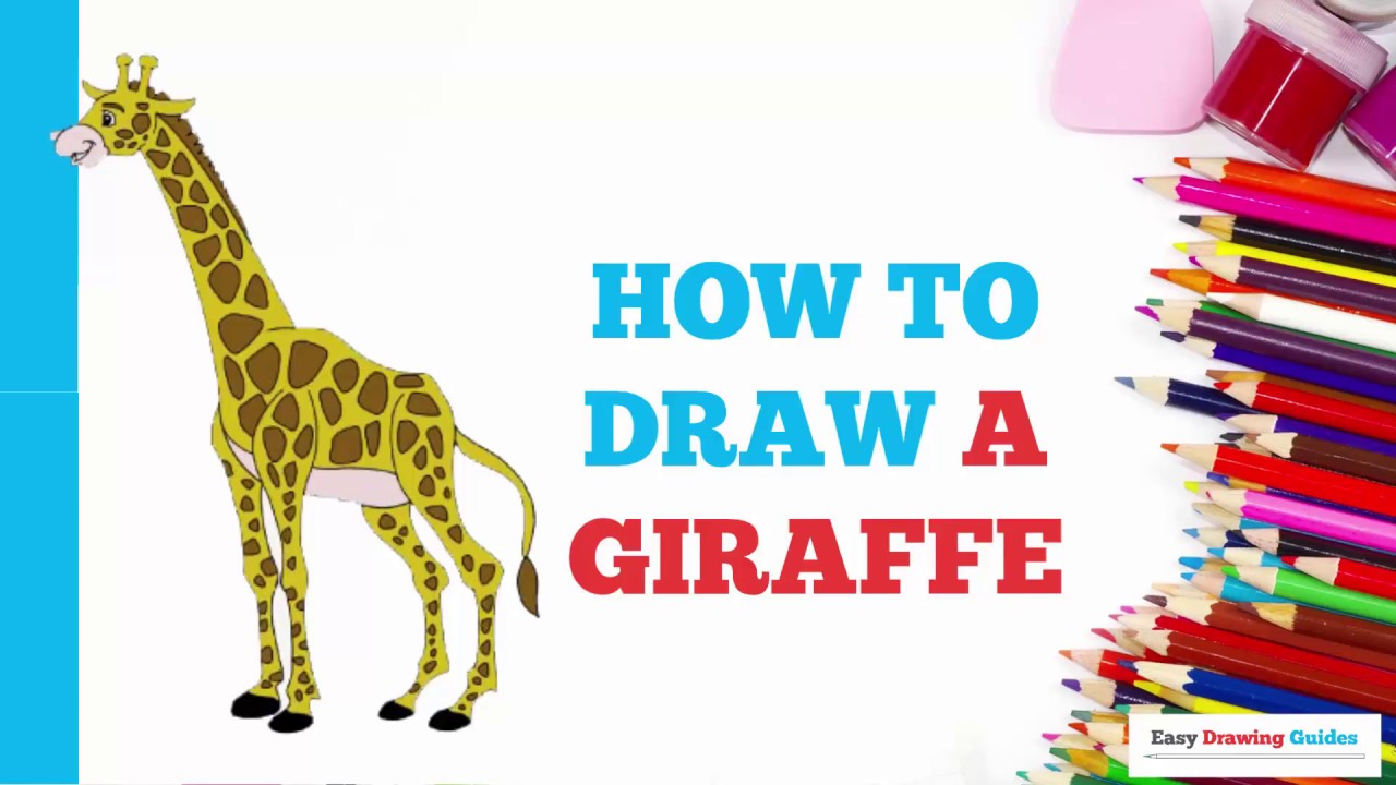 How to Draw a Giraffe in a Few Easy Steps: Drawing Tutorial for Kids