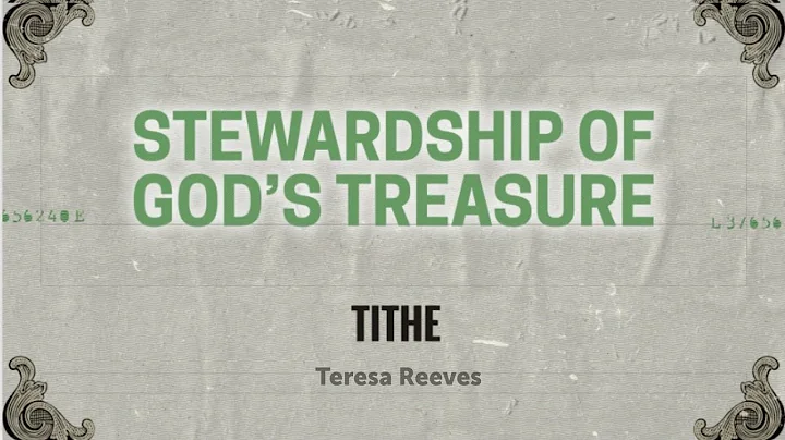 November 12, 2022 [Stewardship of Gods Treasure: T...