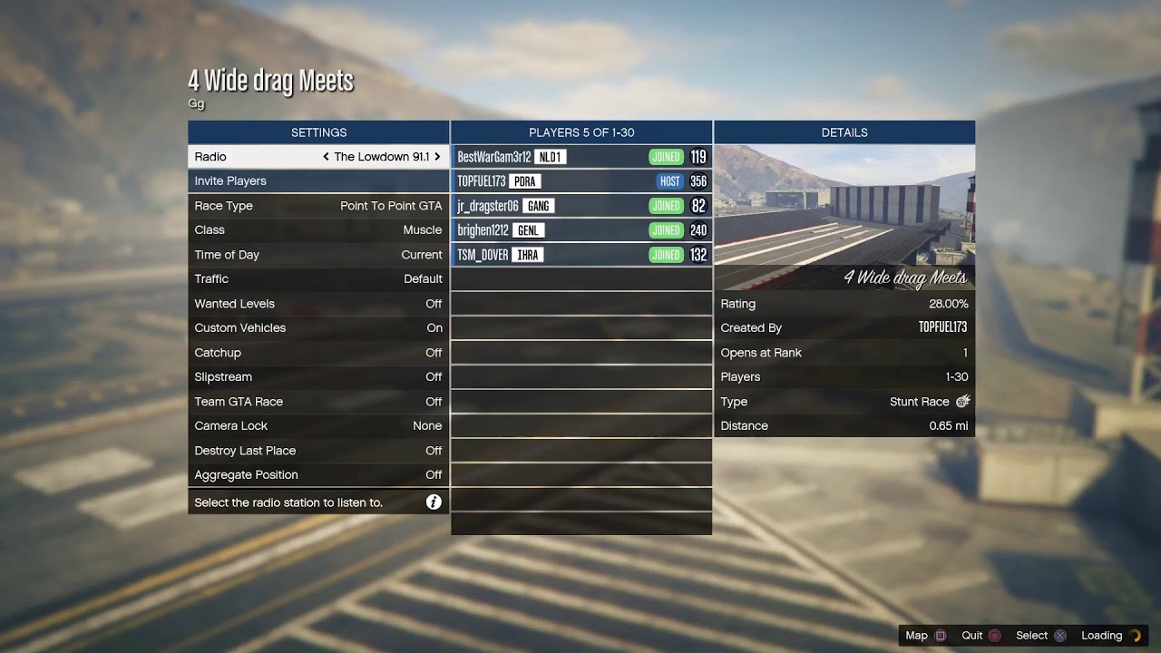 PGDRA DRAG RACING 4 wide nationals