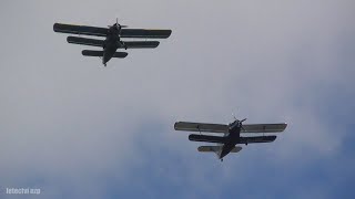 2x Antonov An-2 a ukázka výsadku | Airshow Plzeň 2018