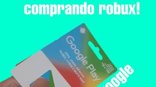 Como Comprar Robux Com Gift Card Da Google Play - cartão de robux