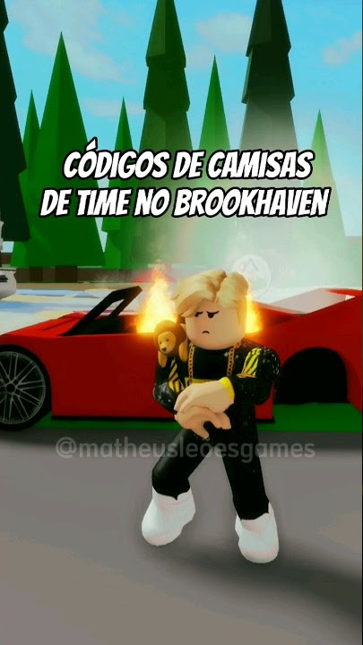 CÓDIGOS DE CAMISAS DE TIMES BRASILEIROS PARA USAR NO BROOKHAVEN!🤪 #shorts # roblox 