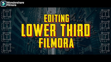 FILMORA 11 | HOW TO EDIT A LOWER THIRD | LOWER THIRD EDITING | TITLE GROUP CONTROLLER IN FILMORA!!