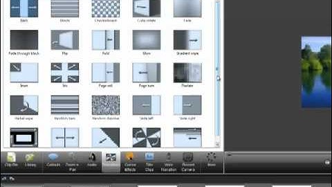Insert a transition between 2 video clips using Camtasia Studio 7