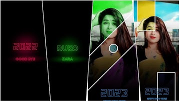 2023 Happy New Year Light Effect Dj Status Video Editing | Light Effect Dj Status Editing