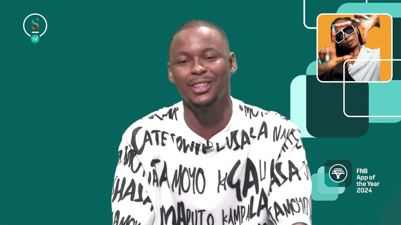 Lesego Finger, founder of Matric Live and winner of the FNB App of the Year