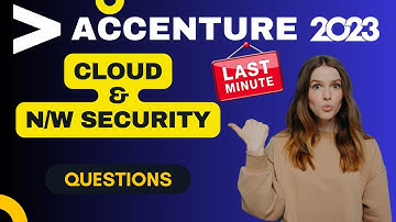 16 Aug : Network Security & Cloud Computing Question : Accenture Cognitive Assessment 2023