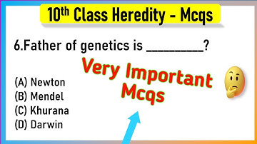 MCQ Questions for Class 10 Science Heredity | heredity class 10 mcq