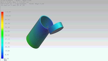 NX 7.5 Advance Simulation - NX Nastran - Displacement analysis