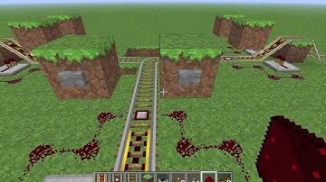 Minecraft 3 Way Rail Junction