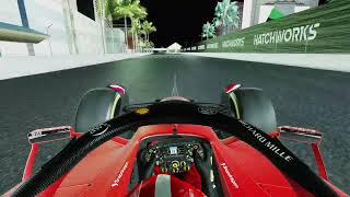 Ferrari F1 2022-75 OnBoard at Las Vegas 2023 Circuit screenshot 1