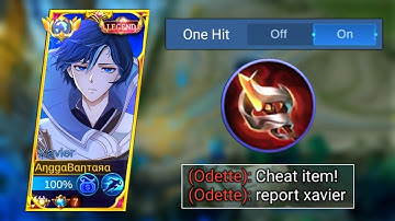 XAVIER SATORU GOJO EASY COUNTER ODETTE SKIN ZODIAC IN SOLO RANKED | XAVIER USER MUST TRY THIS BUILD!