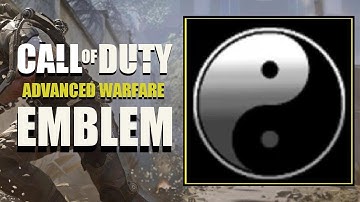 COD AW / Call of Duty Advanced Warfare : Yin and Yang Emblem Tutorial