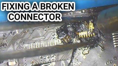 Apple Laptop Broken connector fix | Apple A1278 keyboard connector replacement