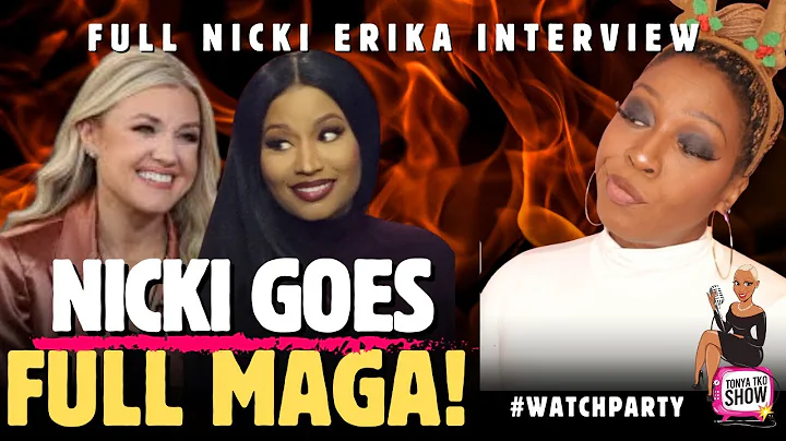 Nicki Minaj Goes FULL MAGA Erika KIrk interview #WatchParty