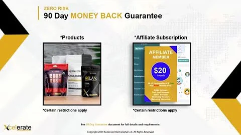 Xcelerate  Best Comp-Plan |  90-Day Guarantee