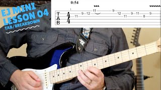 Eric Johnson Guitar TAB "EJ mini lesson 04" Lesson (2020)