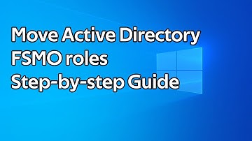 How to move Active Directory FSMO roles