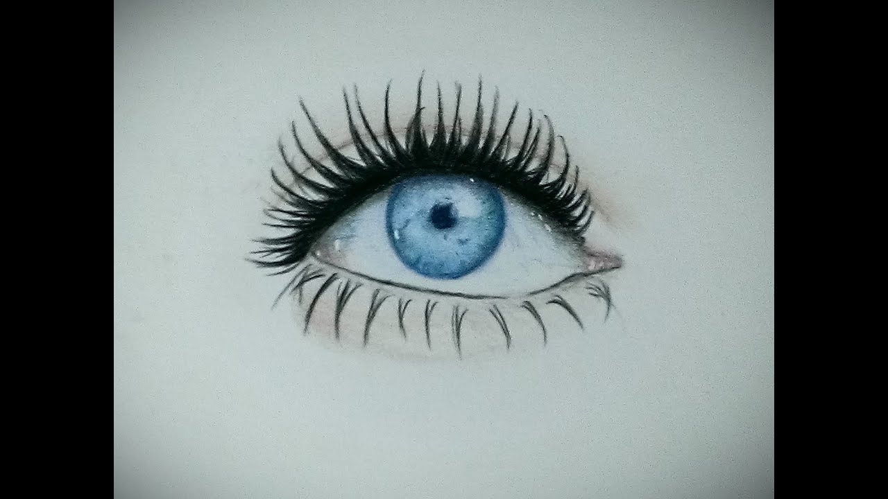 色鉛筆 目の描き方 Realistic Pencil Drawing Of Eyes Youtube