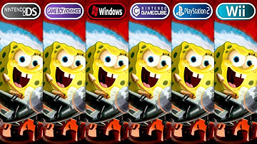 SpongeBob Creature from the Krusty Krab | GBA vs DS vs PC vs GameCube vs PS2 vs Wii | Comparison