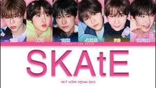 NCT WISH (엔시티 위시) 'SKATE' (Color Coded Lyrics)