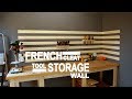 How to Build a FRENCH CLEAT tool storage wall | DIY projects