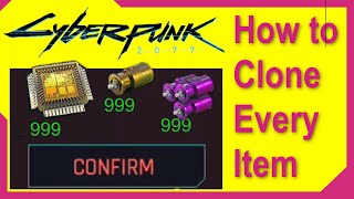 (PATCHED) Cyberpunk 2077 - Unlimited Crafting Material Farm - Cloning Items + Easy Money Glitch!