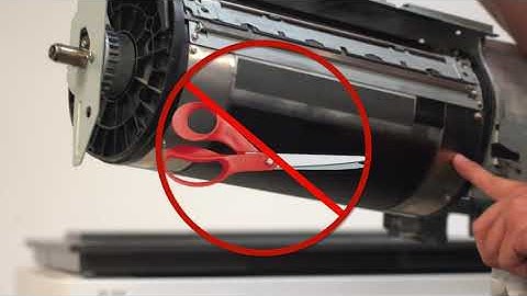 How to remove the Master from a Savin DD 3334