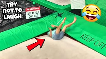 Best Trampoline Fails Ever | Try Not To Laugh Challenge 🤣
