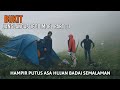 camping hujan deras badai semalamam PART.1