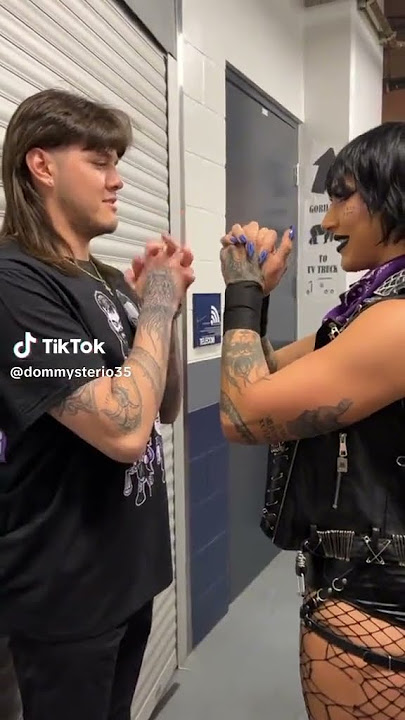 Dominik Mysterio and Rhea Ripley ❤️ #wwe
